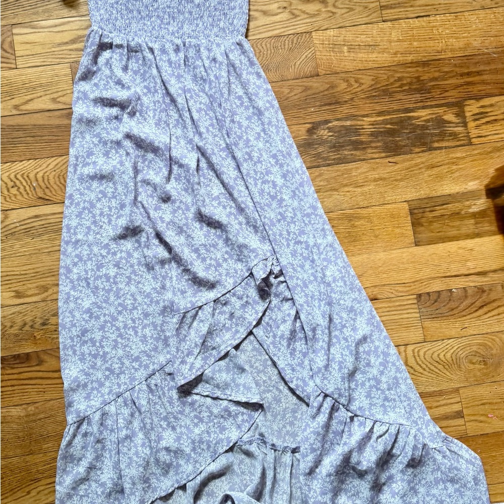 ✨ Perdita Off Shoulder Floral Maxi Dress – Size Medium – Lavender – EUC - Picture 5 of 5
